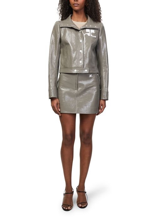 COURREGES 乙烯基标志款罩衫