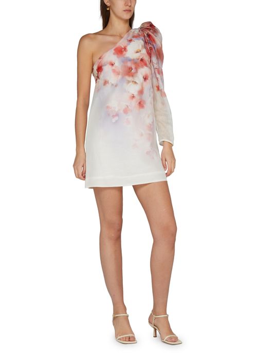 ZIMMERMANN Crush asymmetrical mini dress