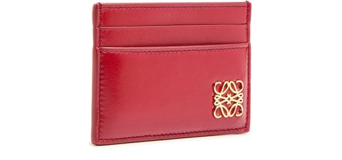 LOEWE Porte-cartes simple Anagram Puffer en cuir