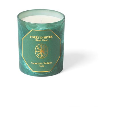 Carriere Freres Winter Forest 24 Scented Candle 185 G In Green