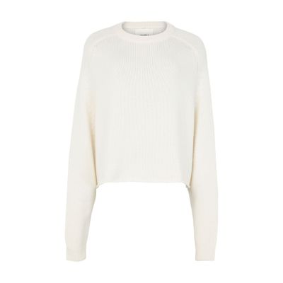 Lisa Yang Karine Cashmere Sweater In White