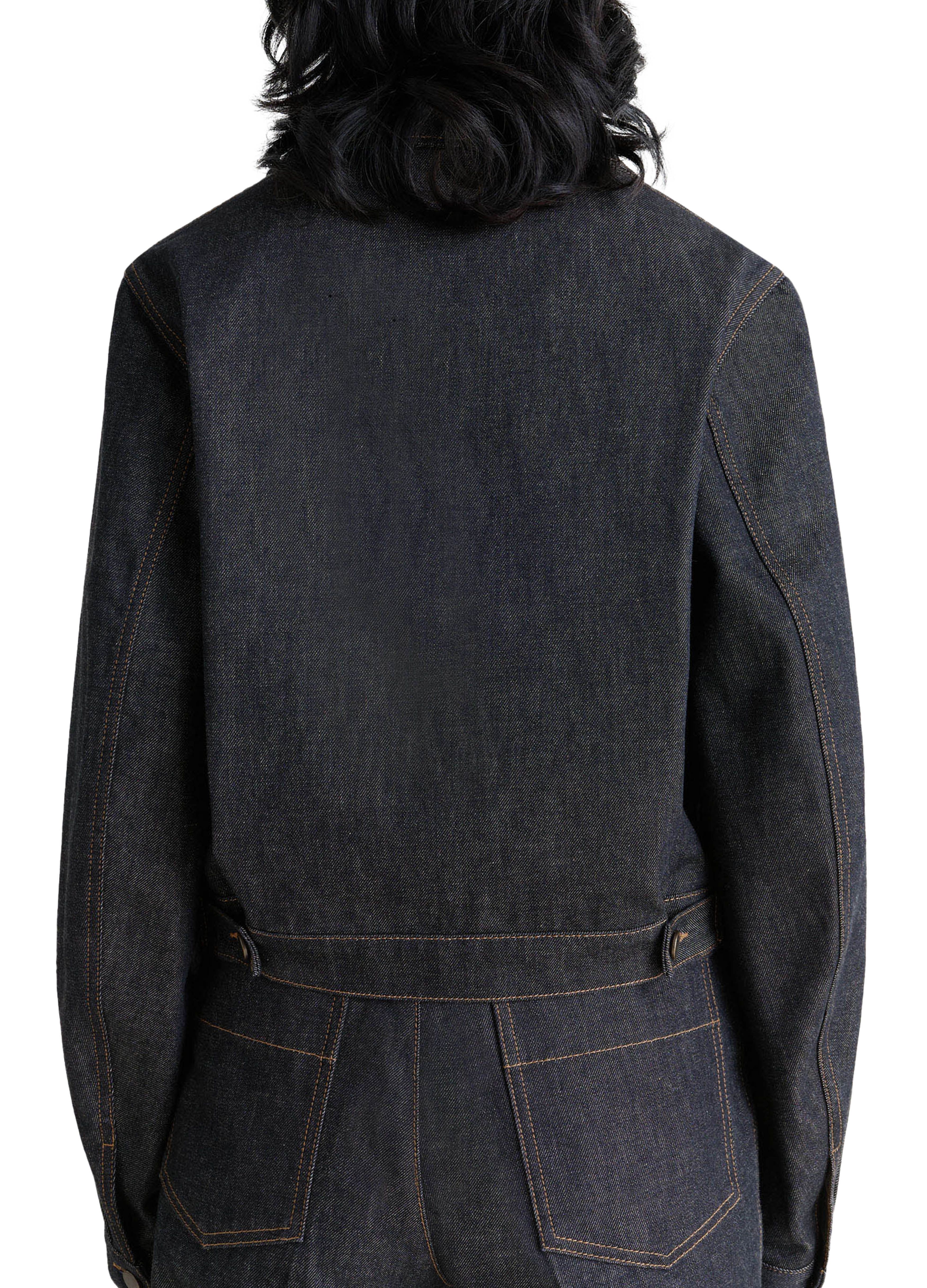 Cropped denim jacket thumbnail 4