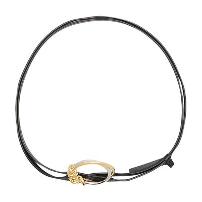 Bottega Veneta Knot Ring Belt In Green