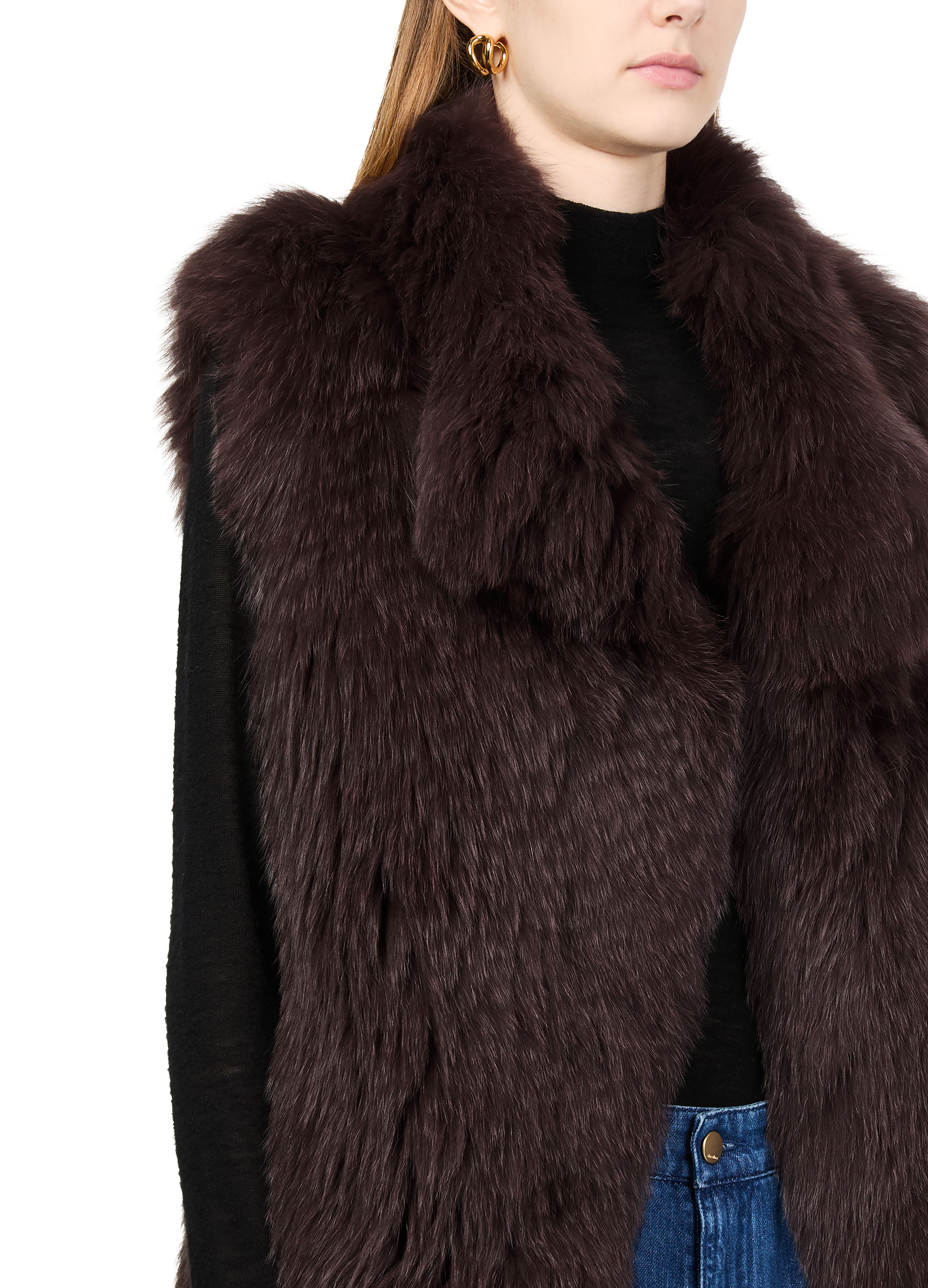 Fox fur gilet 4