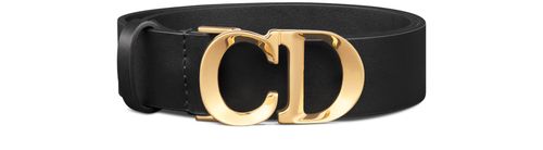 DIOR Ceinture C'est Dior en cuir de veau lisse