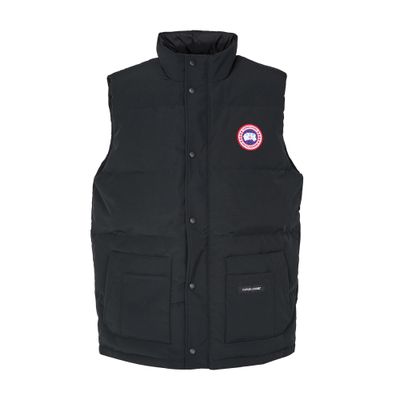 Canada Goose Freestyle Sleeveless Puffer Jacket In Blue