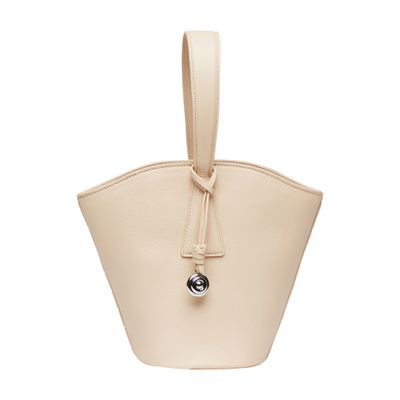 Liffner Single-handle Bucket Bag In Neutral