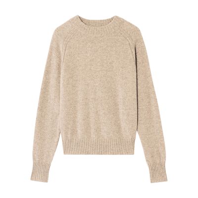 Bompard Mockneck Sweater In Neutral