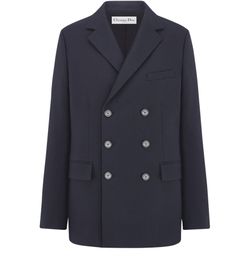 極美品⭐︎Christian Dior 黒 ジャガード ゴールドボタン ジャケット Christian Dior クリスチャンディオール 7P12022640 切替