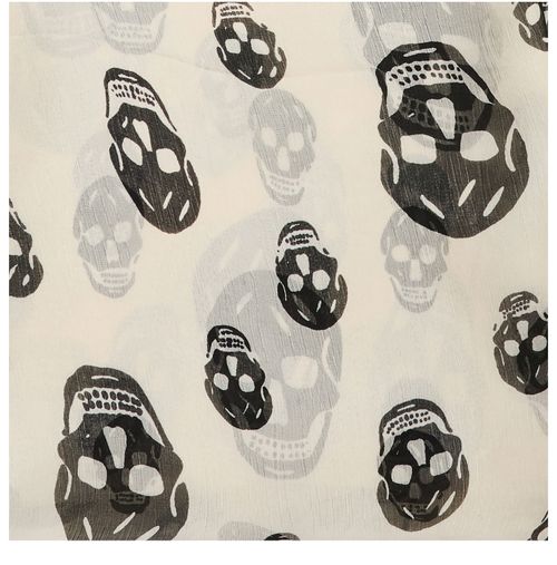 MCQUEEN Skull scarf