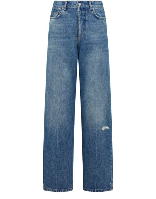 DIOR Flared jeans stonewashed cotton denim