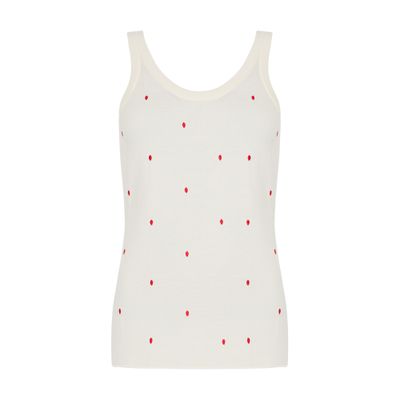 Bottega Veneta Tank Top In White