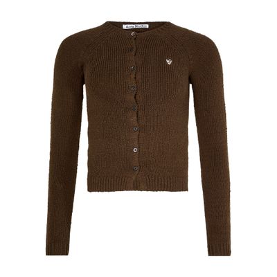 Acne Studios Cardigan In Brown
