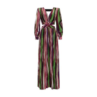 Diane Von Furstenberg Jenifer Maxi Dress In Multicolor