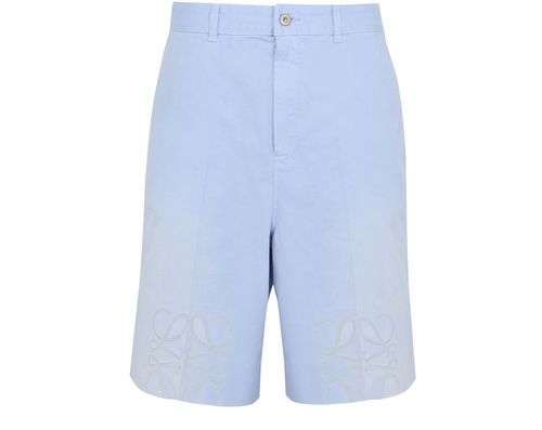 LOEWE Anagram cotton shorts