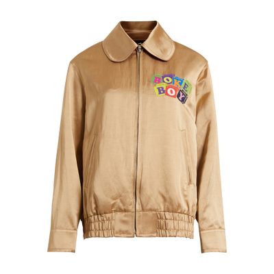 Shop Kenzo Tour Jacket In Beige