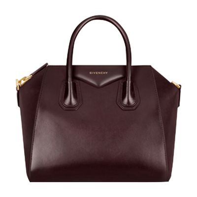 Givenchy Antigona Small Bag In Burgundy