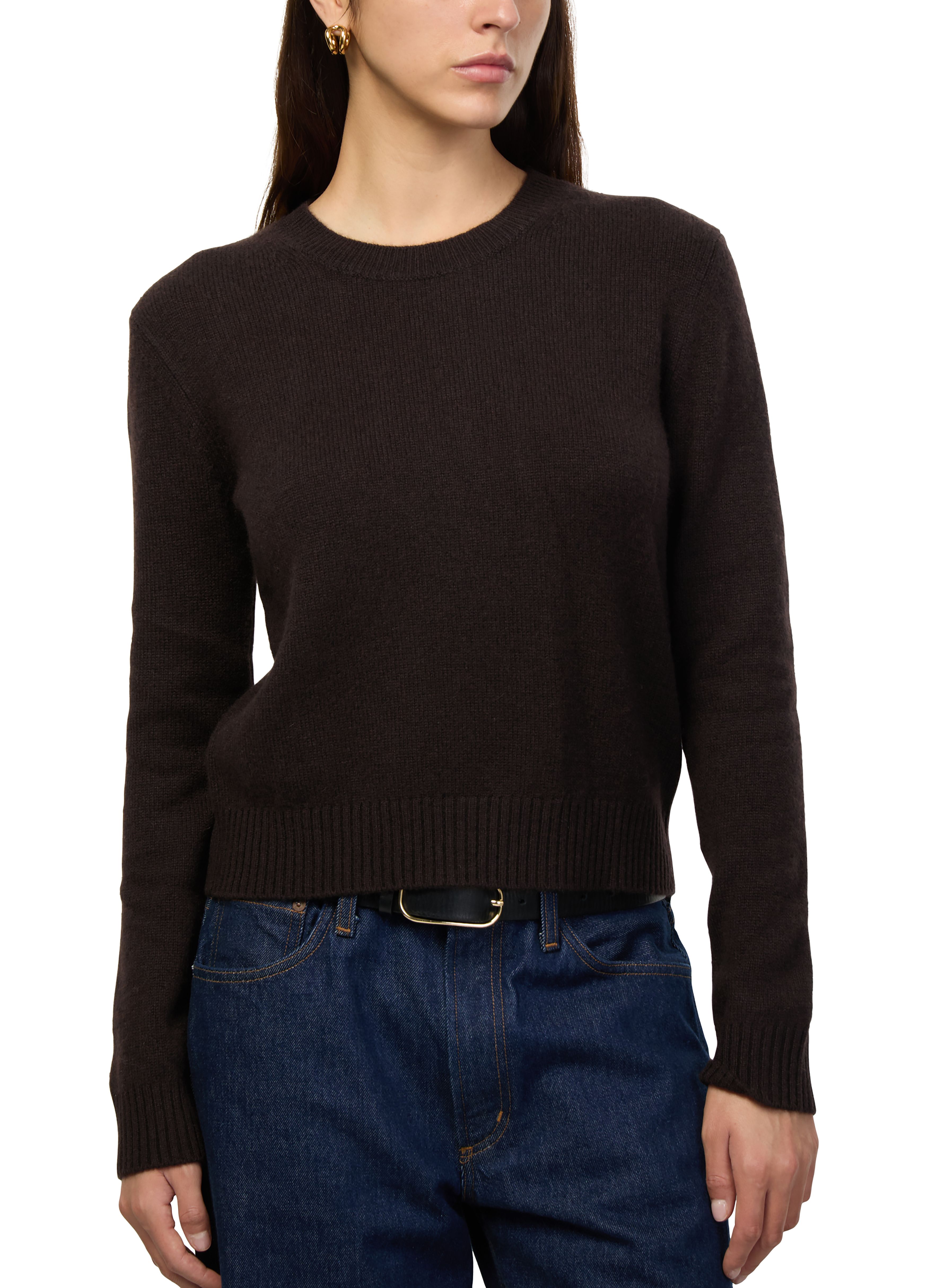 Mable cashmere crew neck sweater thumbnail 4