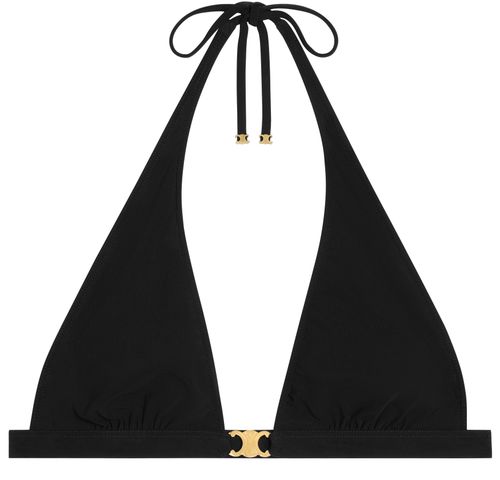 CELINE Triomphe triangle top in matte jersey