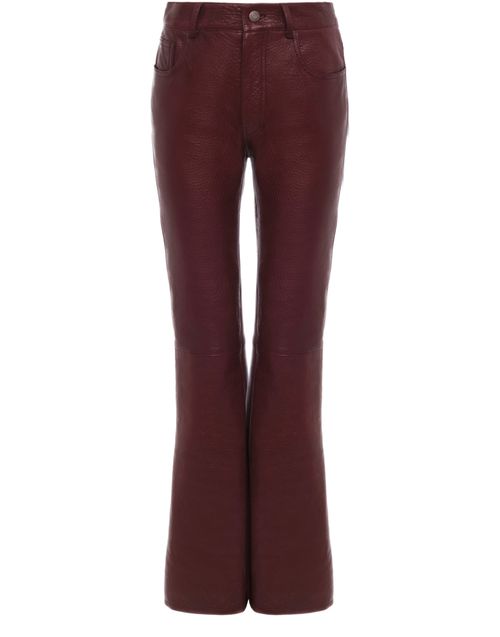 CHLOE Pantalon évasé en cuir