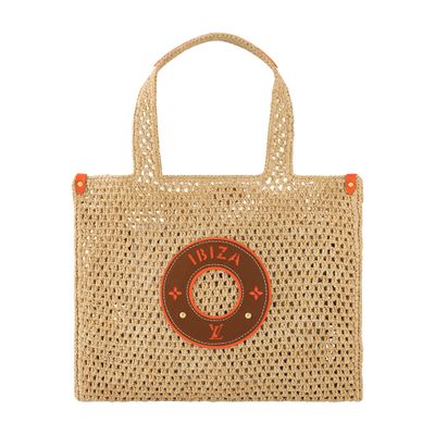 Louis Vuitton Onthego Mm Ibiza In Beige