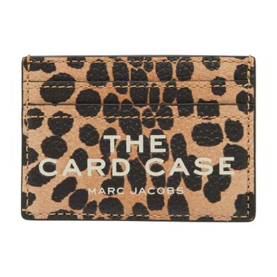 Marc Jacobs The Cheetah Leather Card Case In Multicolor
