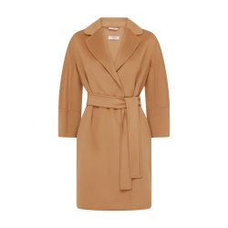 【24AW NEW】Max Mara_women / キャメル フード付きジャケット Camel jackets and coats | Max Mara