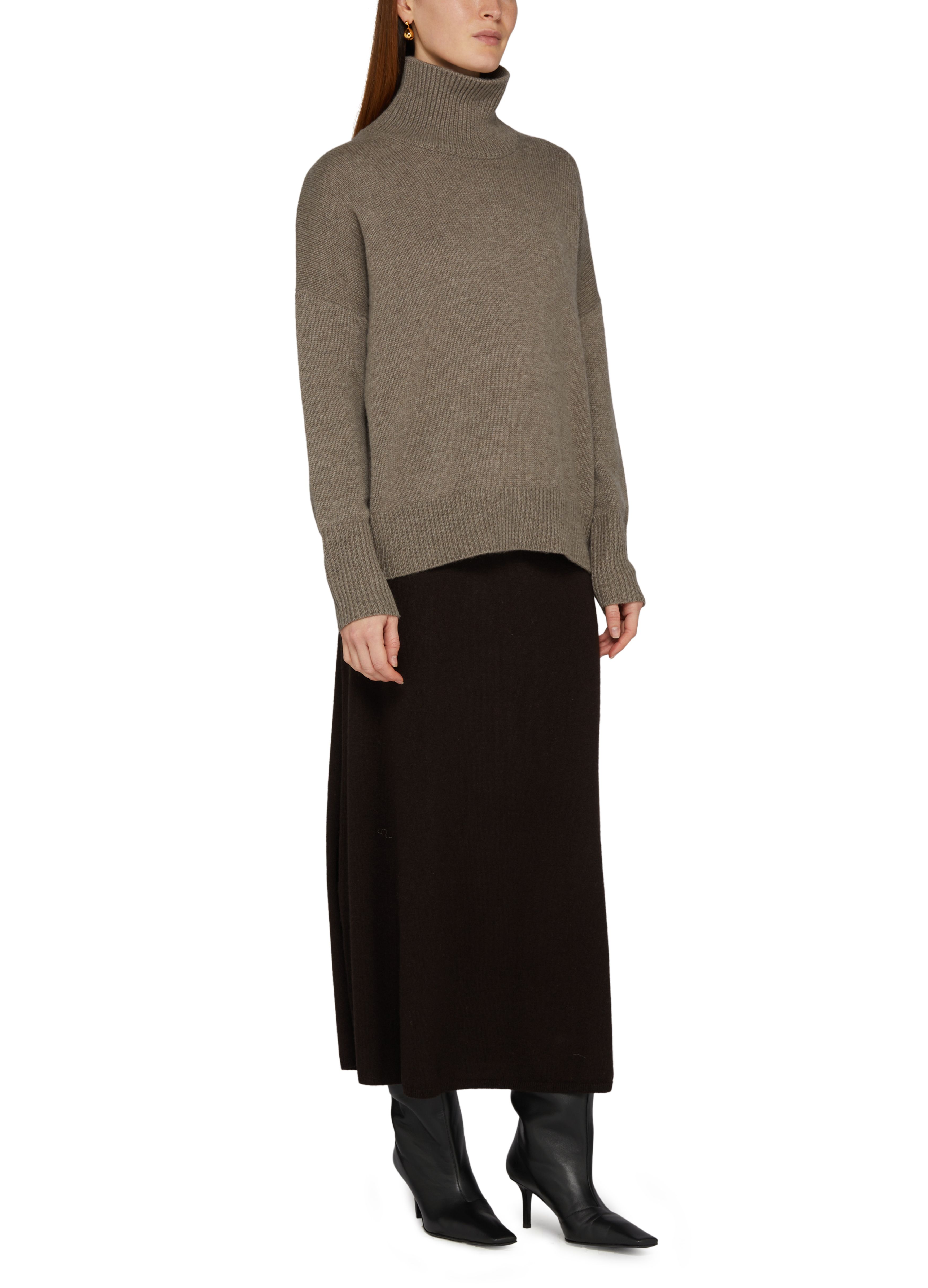 Heidi cashmere turtleneck sweater thumbnail 6