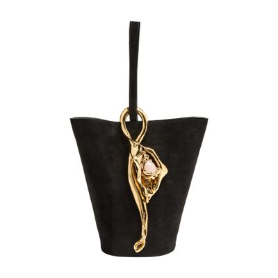 Chloé Eden Treasures Bucket Bag In Black