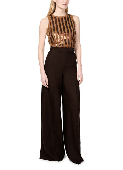 MAX MARA Hose mit weitem Bein Sequoia