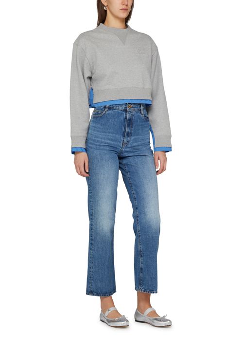 MIU MIU Sweatshirt aus Baumwoll-Molton