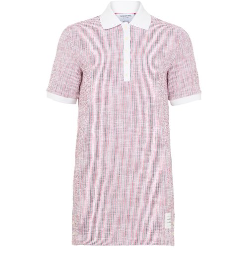 THOM BROWNE Short sleeved polo dress
