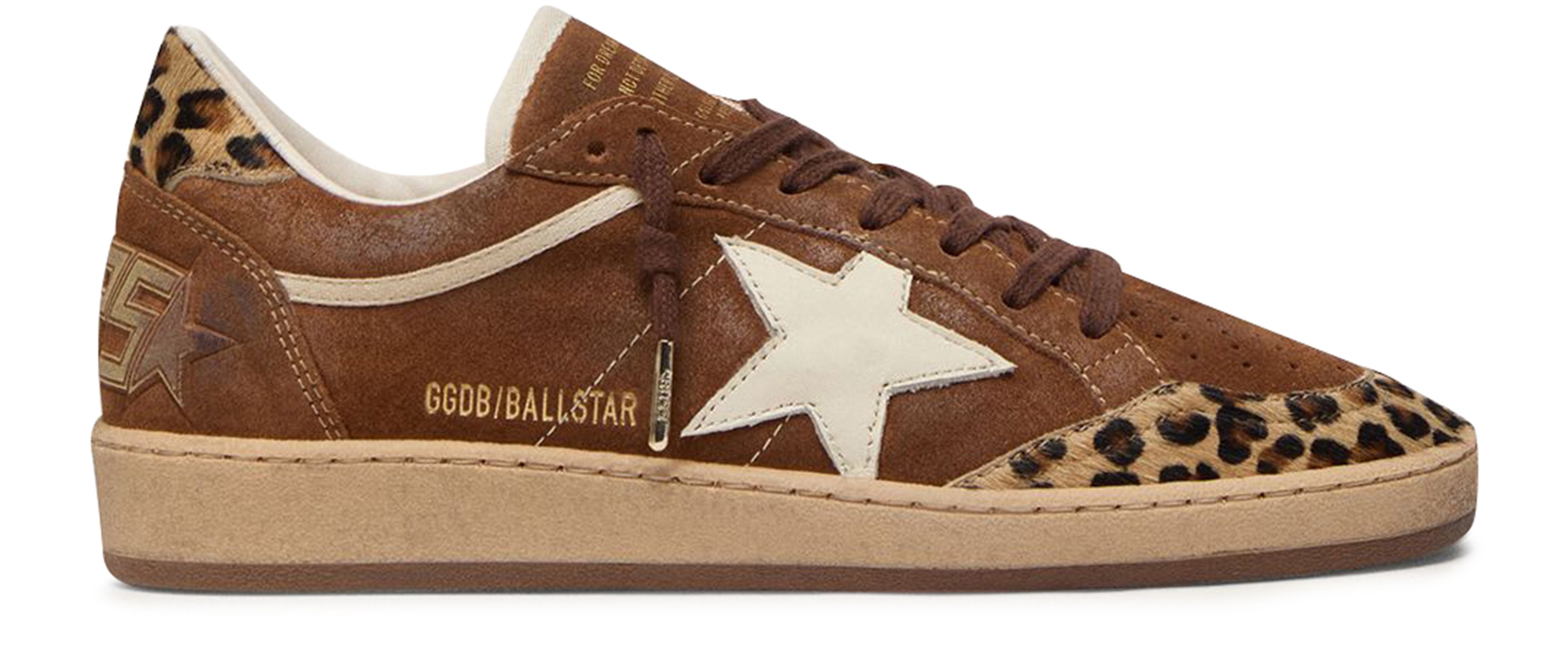 Golden Goose Women's Brown Ball Star Sneakers