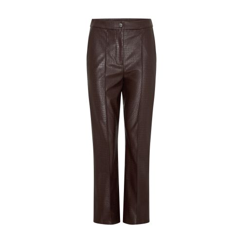 Shop Max Mara Queva Straight Pant - Leisure In Vinaccia