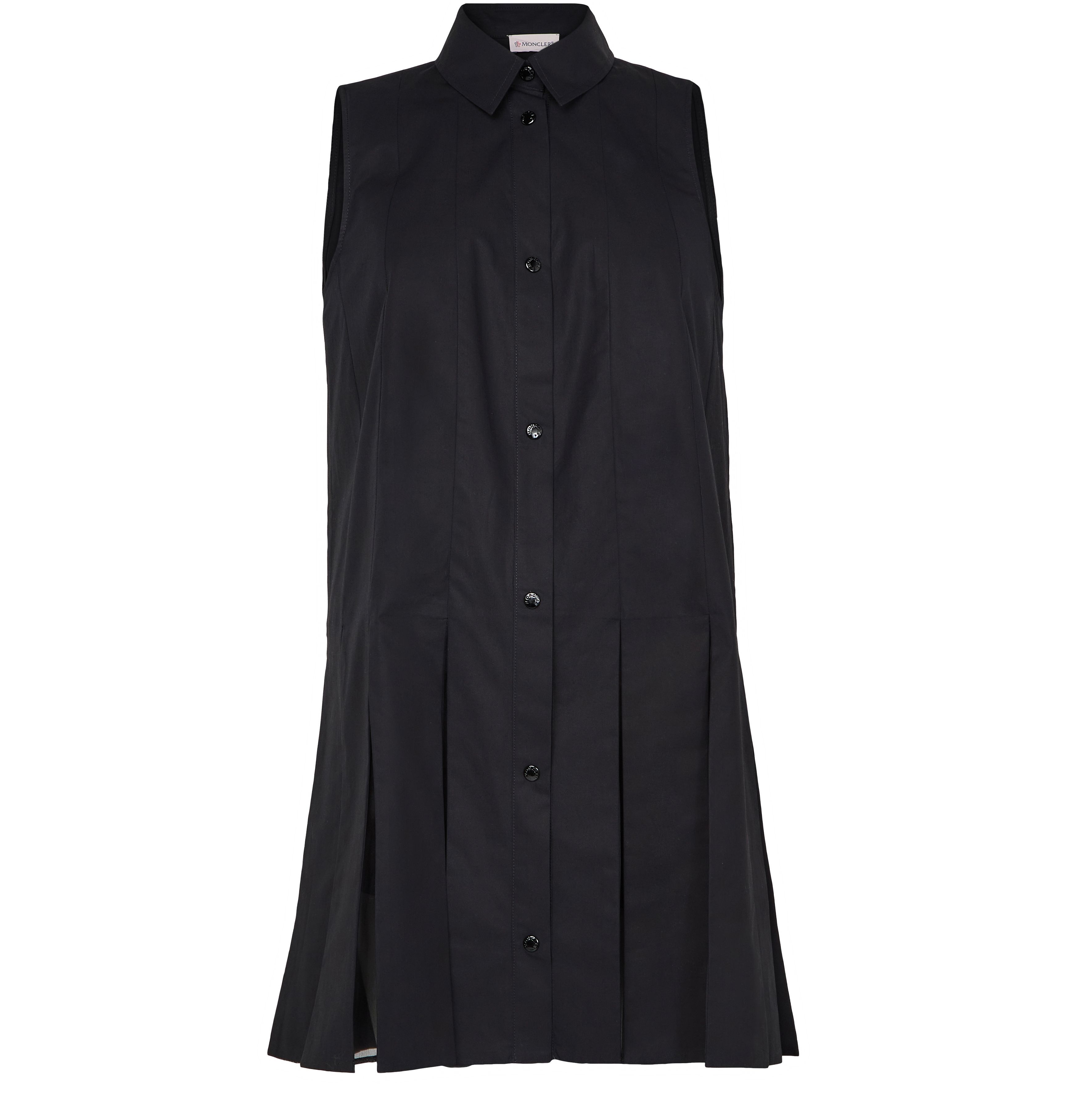 Mini shirt dress in cotton