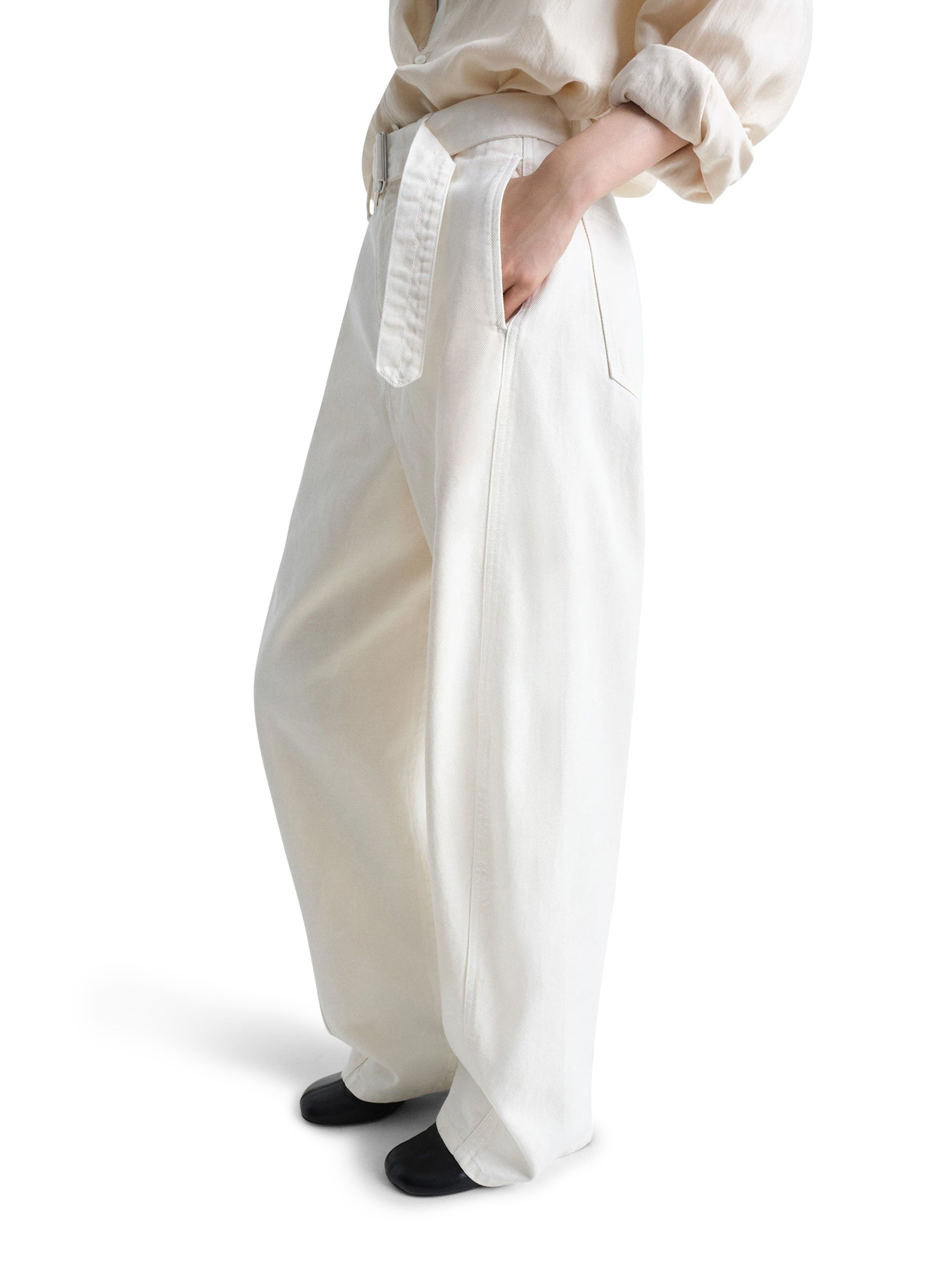 Twisted belted pants thumbnail 6