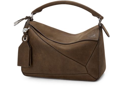 LOEWE Small Featherlight Puzzle bag in grained nubuck
