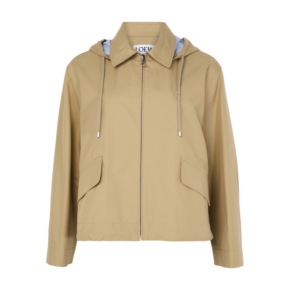 Hooded parka in cotton thumbnail 8