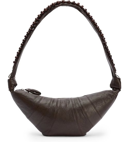 LEMAIRE Pearls medium croissant bag