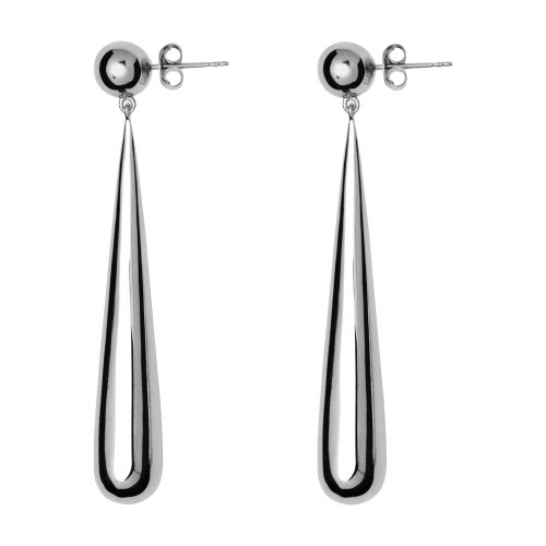 Lie Studio The Louise Earrings In Silver