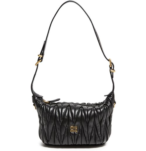 MIU MIU Quilted nappa leather pouch