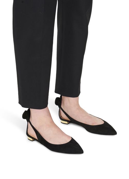 AQUAZZURA Bow Tie flat ballets