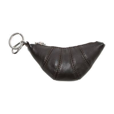 Lemaire Mini Croissant Keyring In Black