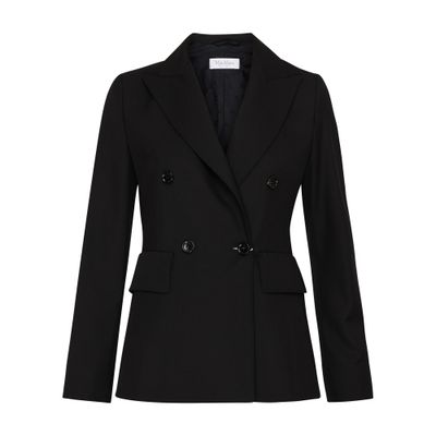 Max Mara Osanna Long Sleeve Jacket In Black