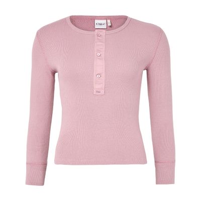 Chloé Long-sleeved Top In Neutral