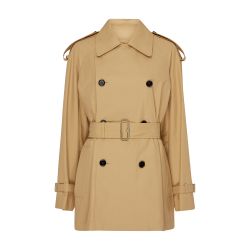 Women's Short Gabardine trench coat | BURBERRY | 24S Women's Short Gabardine trench coat | BURBERRY | 24S