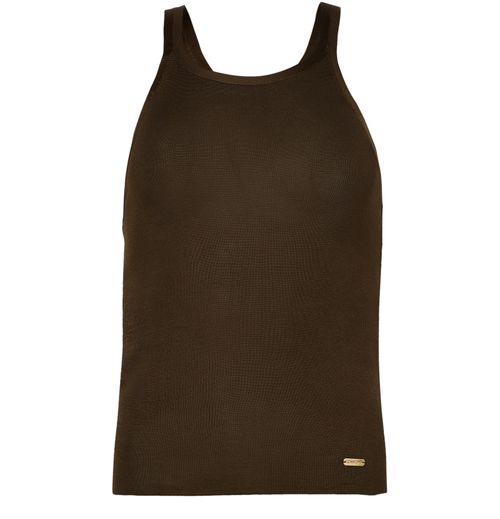 TOM FORD 18gg Racerback tank top embroidery