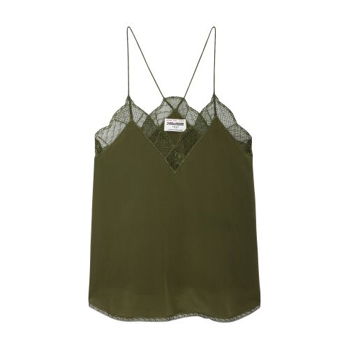 ZADIG & VOLTAIRE CHRISTY SILK CAMISOLE