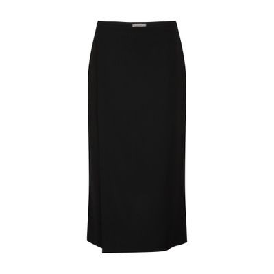 The Row Kavi Long Skirt In Black