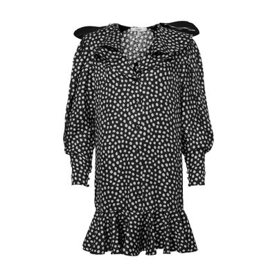 Chloé Ruffled Mini Dress In Multi